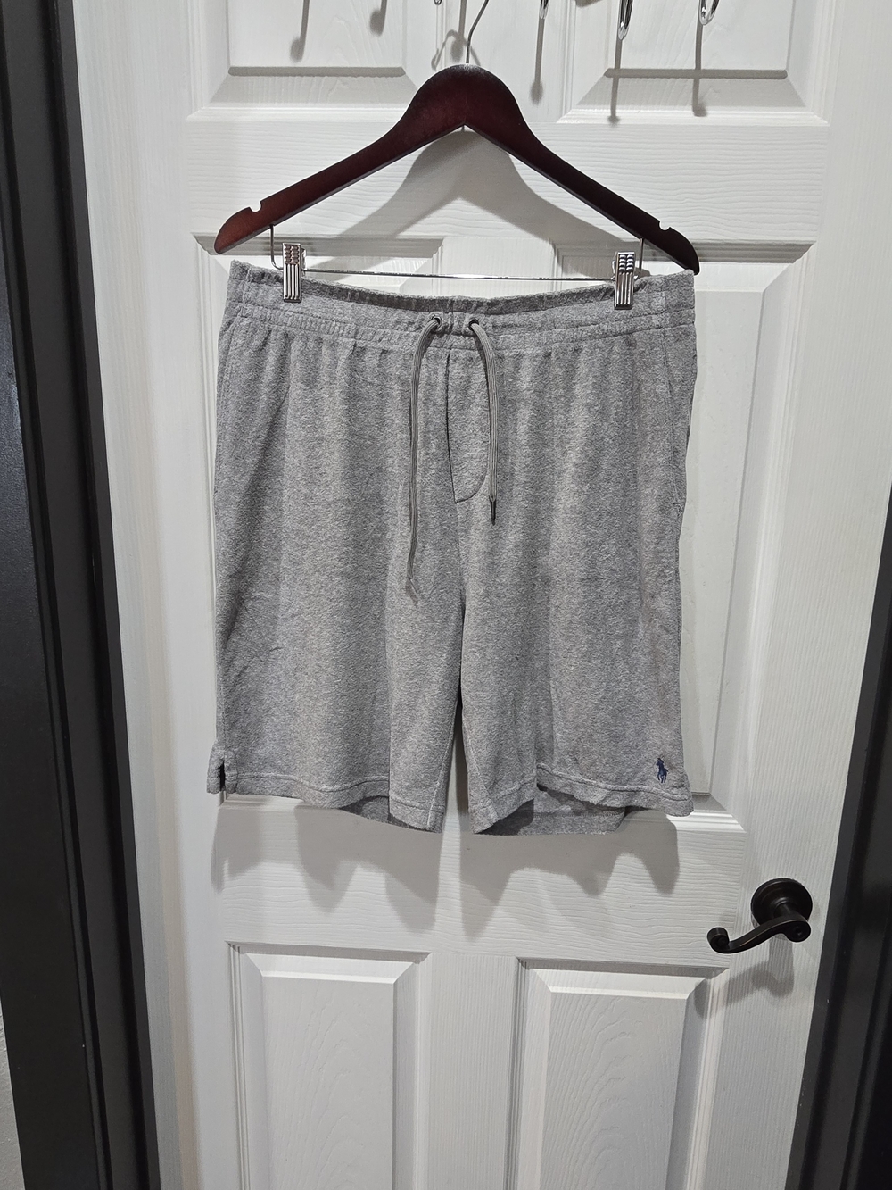 Polo by Ralph Lauren Light Gray Terry Athletic Shorts
